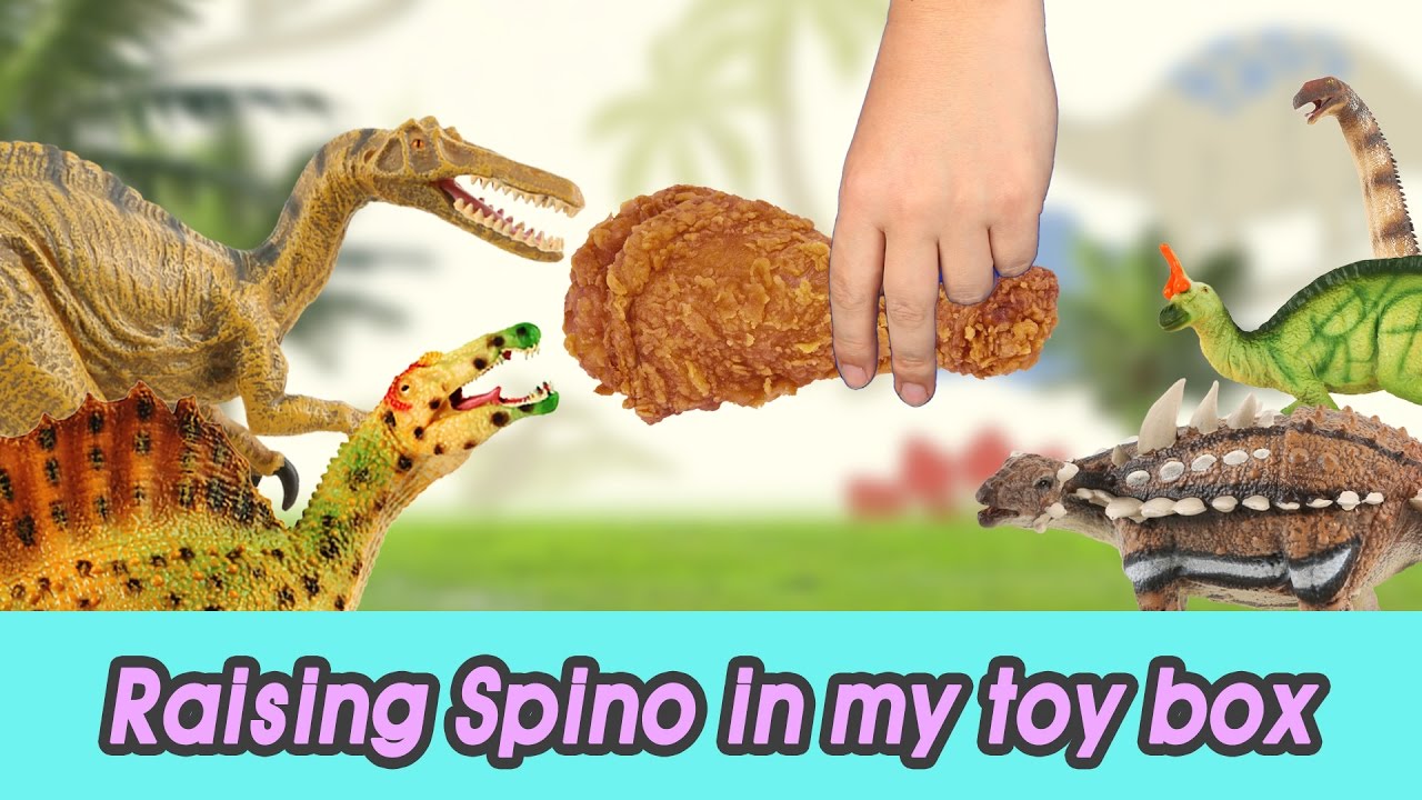 [EN] #51 Raising Spino in my toy box! kids education, Dinosaurs animationㅣCoCosToy