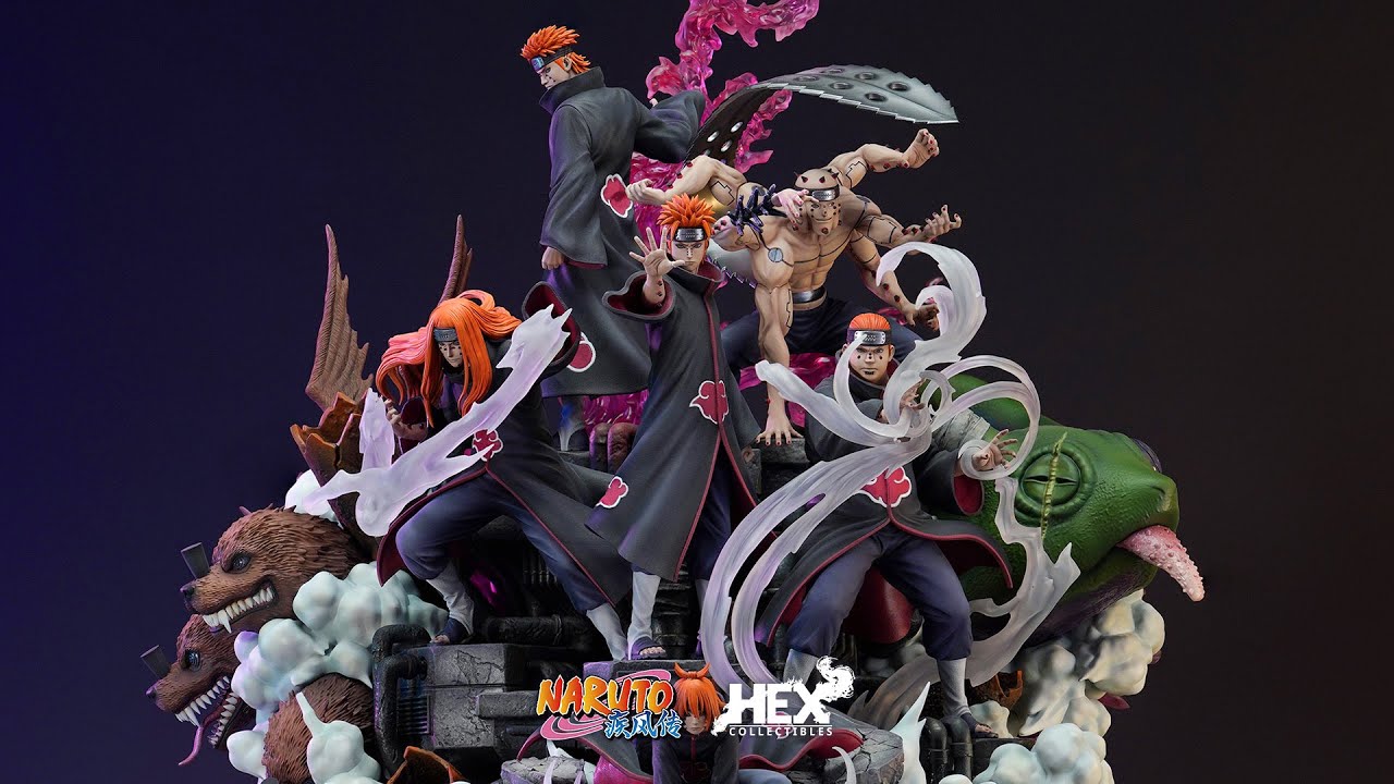 HEX Collectibles the Six Paths of Pain Ultimate Diorama Statue Professional | Product Reveal