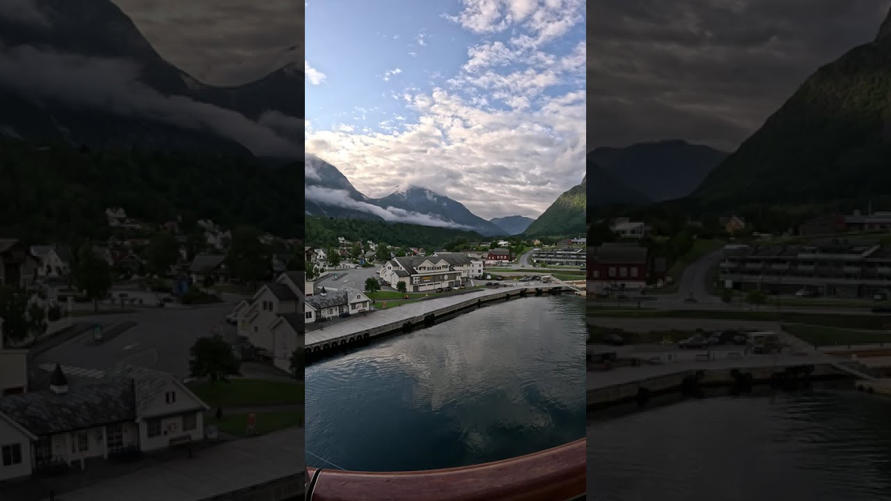 MS Rotterdam Eidfjord Arrival Time-lapse