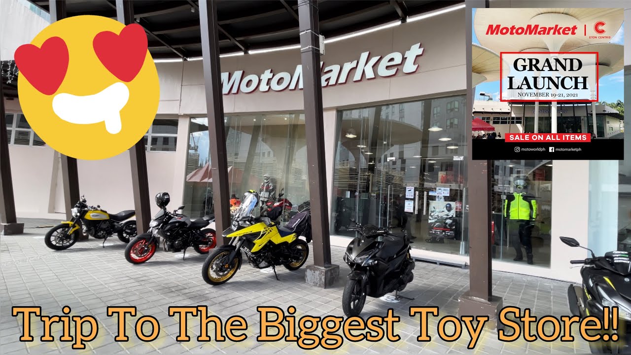 Trip To The Biggest Toy Store For Riders! (MotoMarket Eton Centris Grand Launch Event)