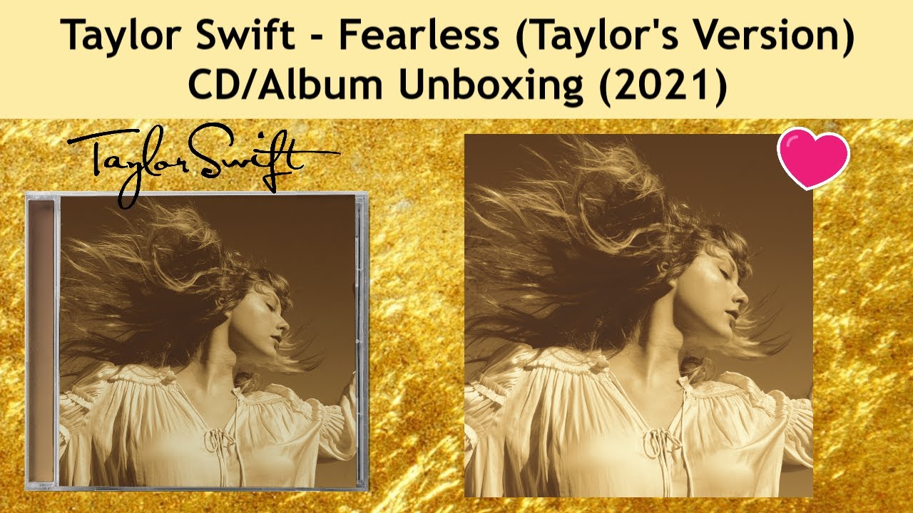 Taylor Swift - Fearless (Taylor's Version) - CD/Album Unboxing (2021)