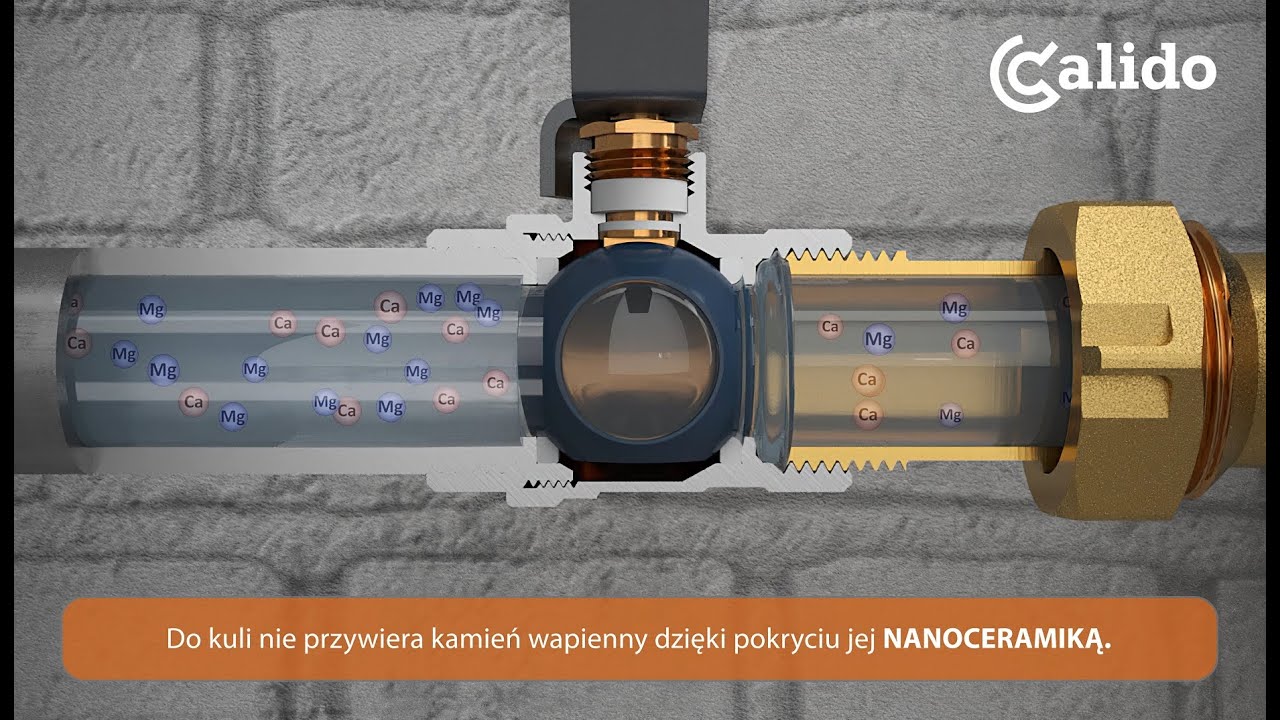 Zawór kulowy antykamienny Calido S40 PRO