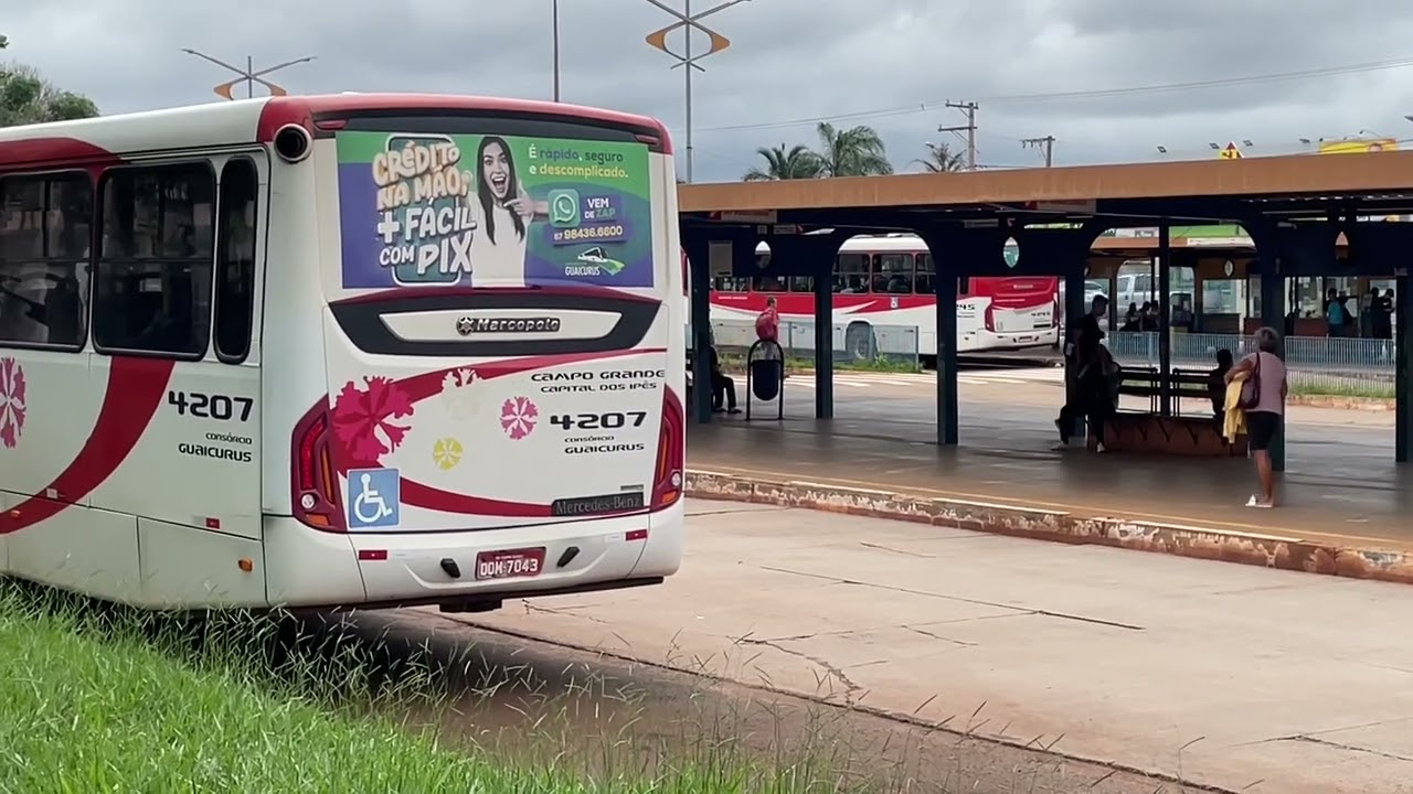 Campo Grande MS - INFRAESTRUTURA - Terminal de ônibus da Capital interior.