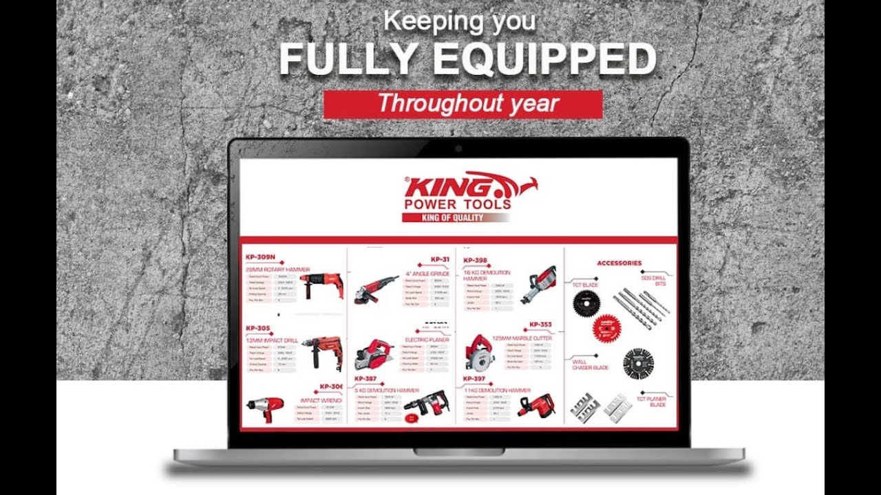 Introducing KING abrasives & other accessories. Your one stop solution for all your needs.