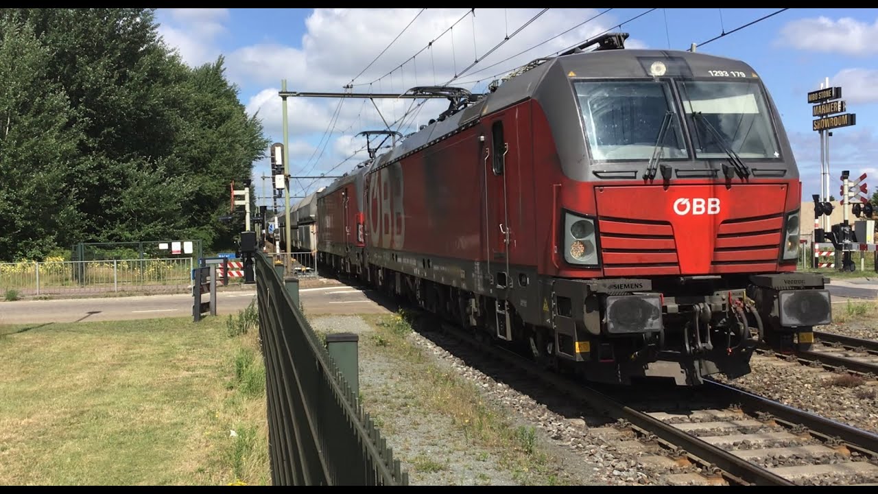 Vectron locomotives &Ouml;BB Austria 🇦🇹 Railways at Blerick the Netherlands 🇳🇱 June 28-2025 , Coal Train👍