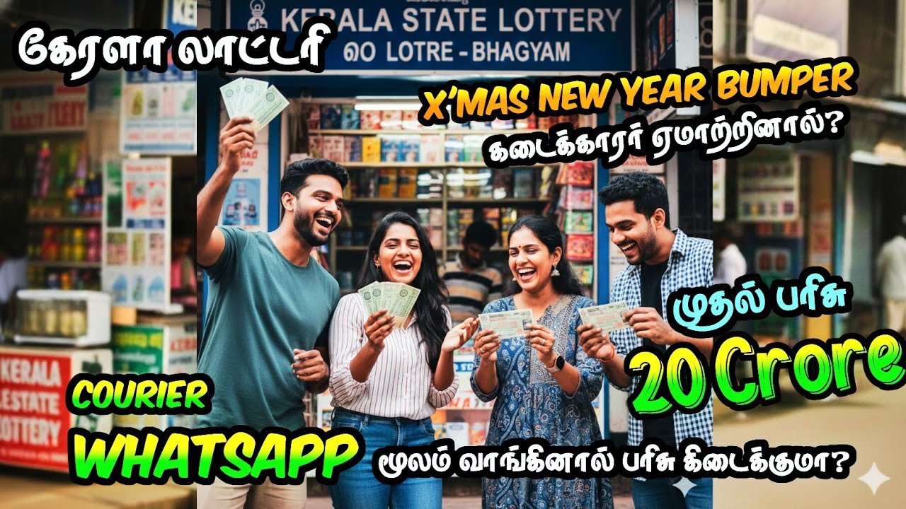 கேரளா லாட்டரி BR107 |🤯 Whatsapp கடைக்காரர் ஏமாற்றினால்? |💥 Christmas New Year Bumper 2026 Kerala 