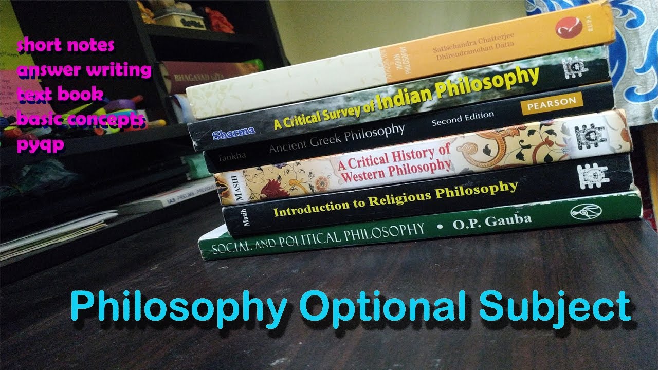 UPSC Philosophy Optional Books || Balaji Baji #philosophy#upsc