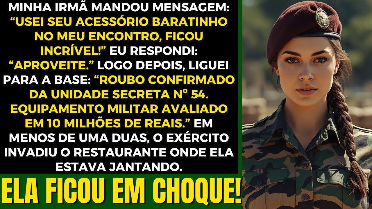 Minha Irmã Usou Meu Equipamento “Baratinho” Num Encontro, Sem Saber Que Valia 10 Milhões