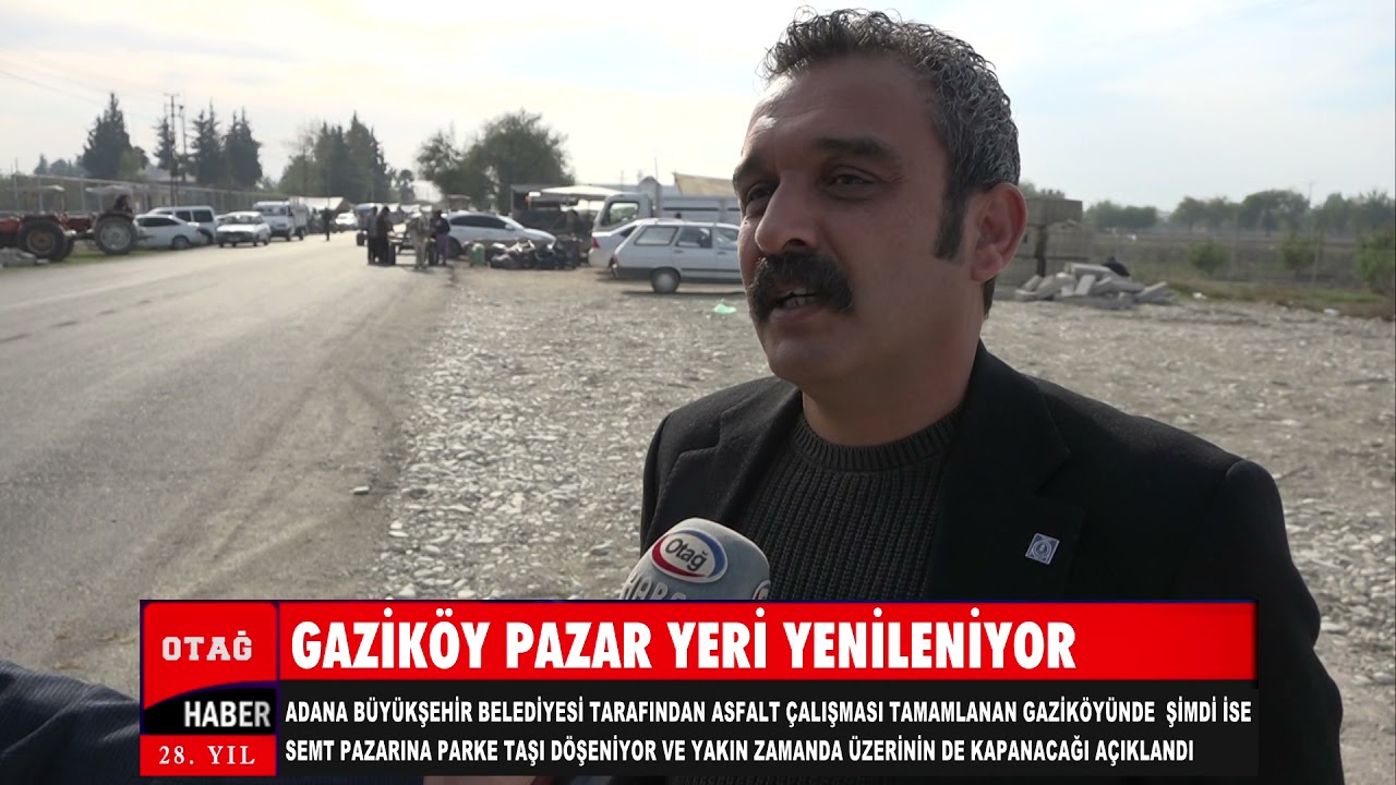 GAZİKÖY PAZAR YERİ YENİLENİYOR