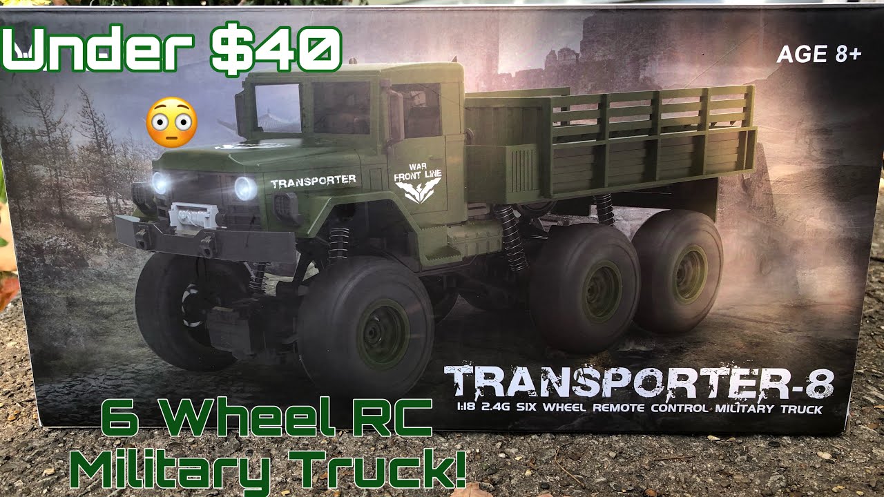 Awesome 🤩 Cheap Mini Crawler - JJRC Q69 1:18 6 wheel RC Military Truck