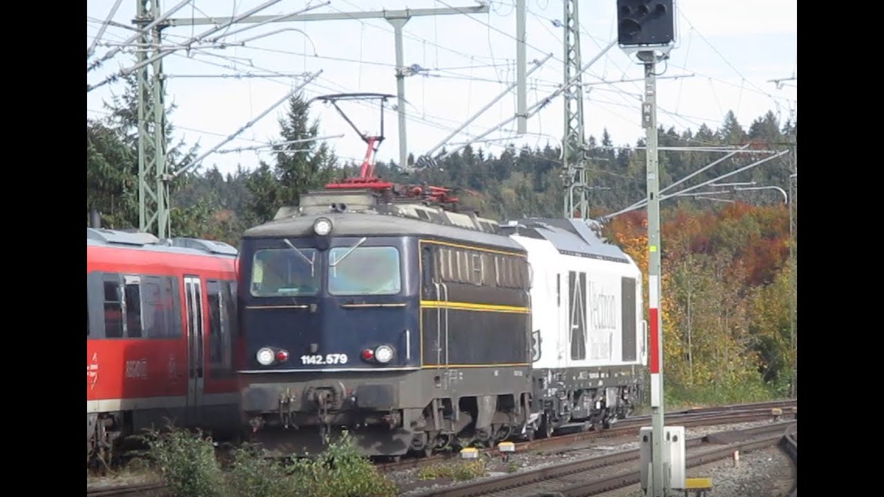 Traunstein Bahnhof im Sommer