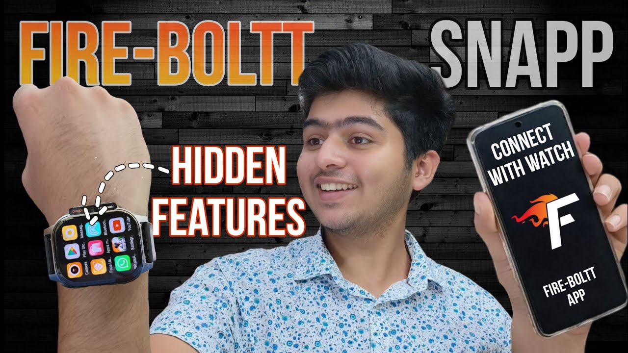 Fire Boltt Snapp 4G Smartwatch Hidden Features | Connect Fire-Boltt Snapp with Mobile