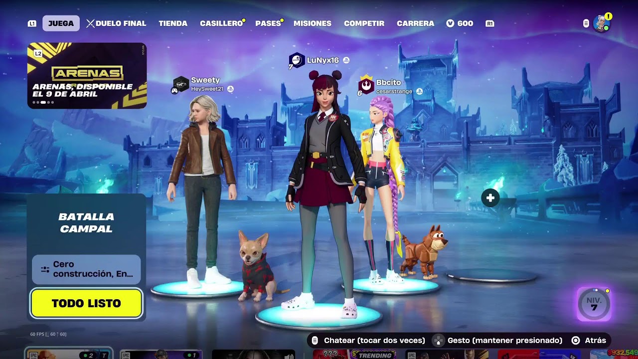 FORTNITE con cesarstrange y sweet