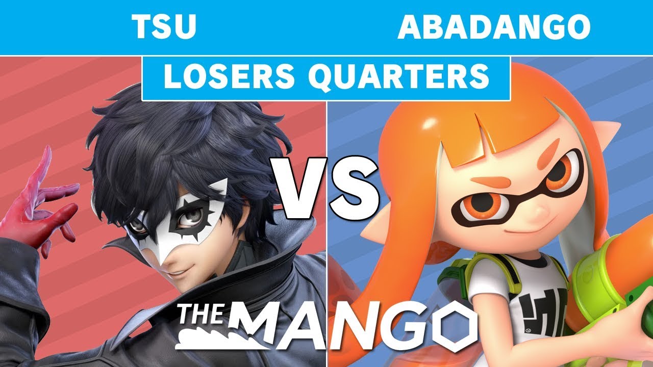 The Mang0 3 - Tsu (Joker) vs Abadango (Palutena, Inkling) Losers Quarters - Smash Ultimate