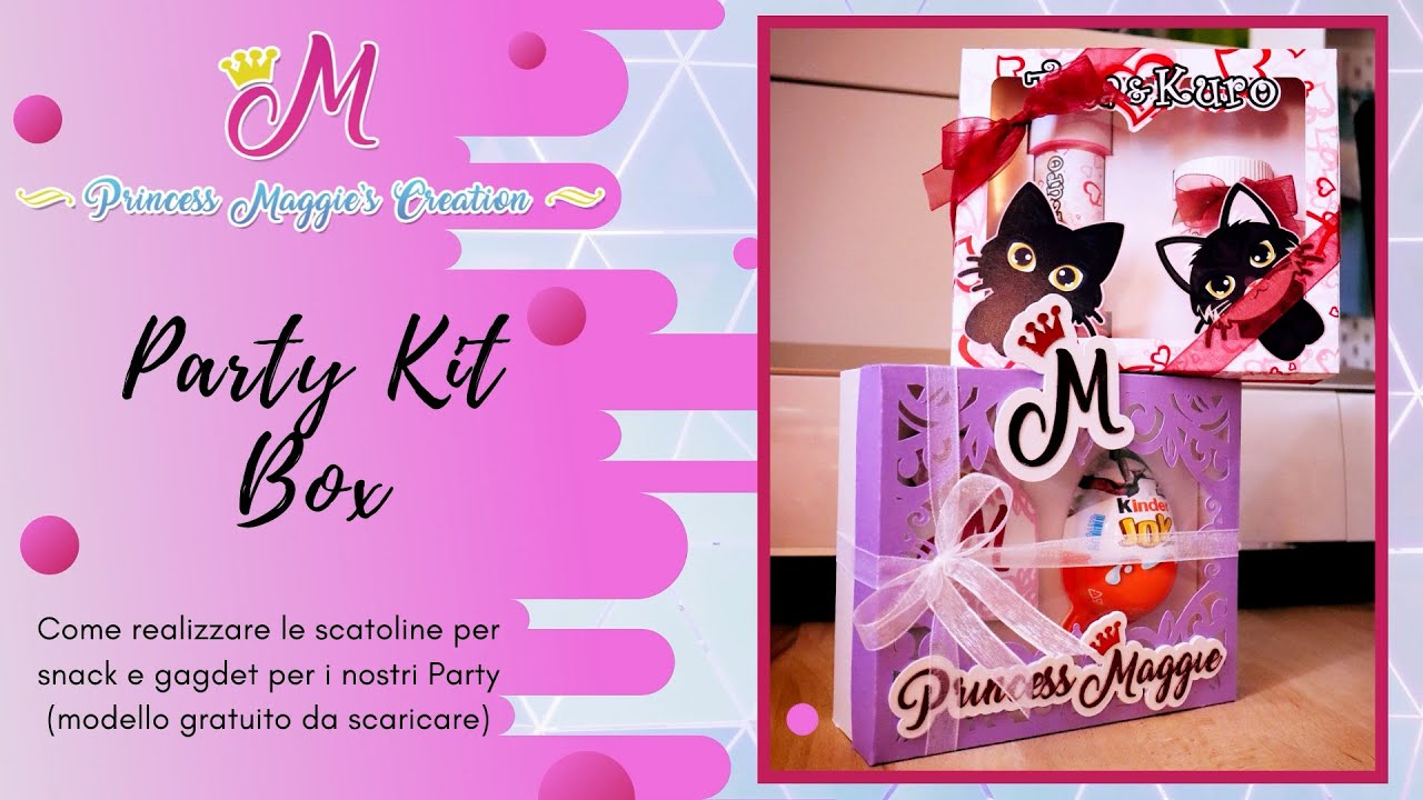 Party Kit Box - scatoline per snack e gadget