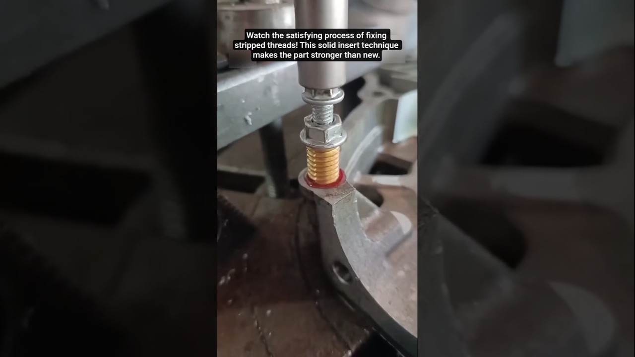 Repairing Stripped Threads Made Easy