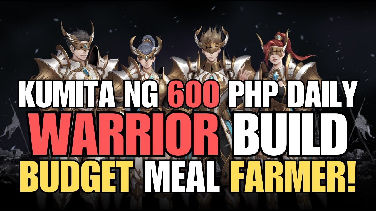 WYD M: GOD WARRIOR BUILD GUIDE ( BUDGET MEAL ) KUMITA SA BAGONG RMT GAME UP TO 600 PHP DAILY!  #rmt