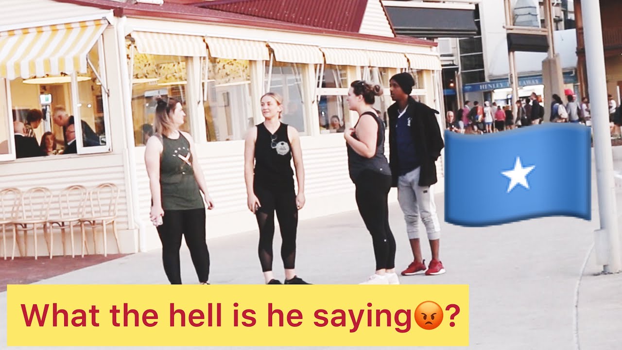 SPEAKING SOMALI TO WHITE PEOPLE PRANK *CONFUSED*