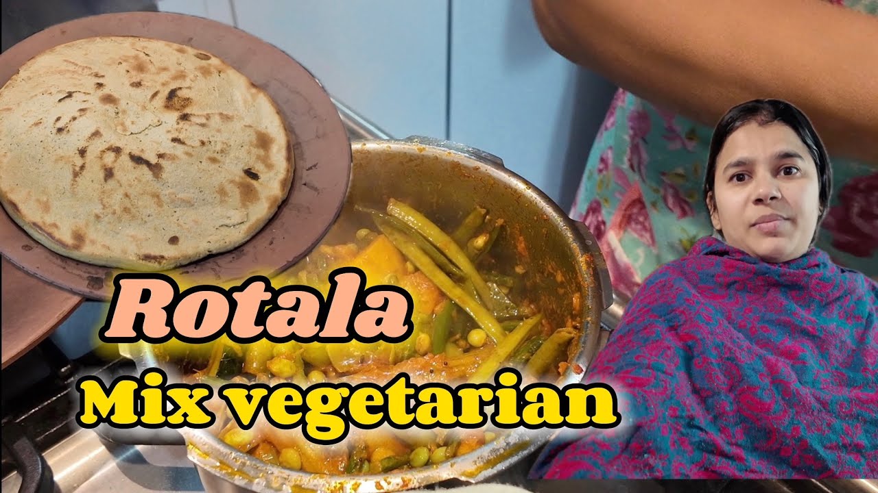 7 Vegeterian Nu Shaak Ne Rotla 4 Banavya //@prafulc9815 #prafulc #vlog #marathisong #indianrotla