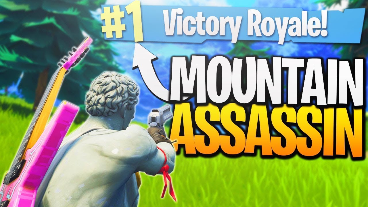 MOUNTAIN ASSASSIN! - PS4 Fortnite Solos Victory Royale!