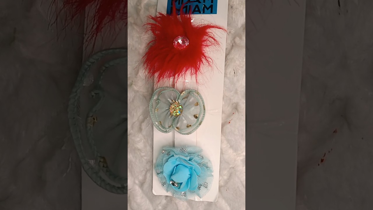 Diy Hair Clips | hair accessories #diyhairaccessories #diyhairclips #youtubeshorts #shorts #clips