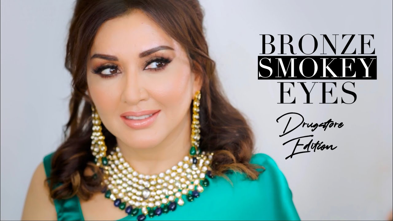 GORGEOUS GLAM ON MY MAMA I BRONZE SMOKEY EYES USING DRUGSTORE PRODUCTS I BEYOND BEAUTY NATASHA