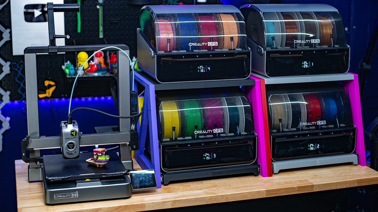 16 Color 3D Printing with Creality Hi Review