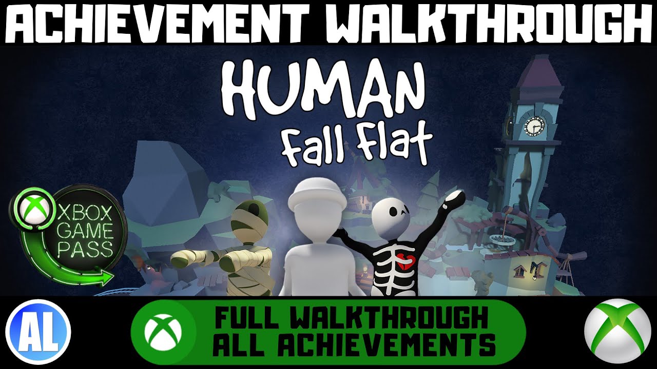 Human Fall Flat - Dark Level #Xbox Achievement Walkthrough - Xbox Game Pass