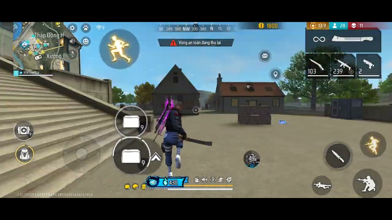 Kéo tâm full đỏ scar và shotgun 2 viên Leo ht