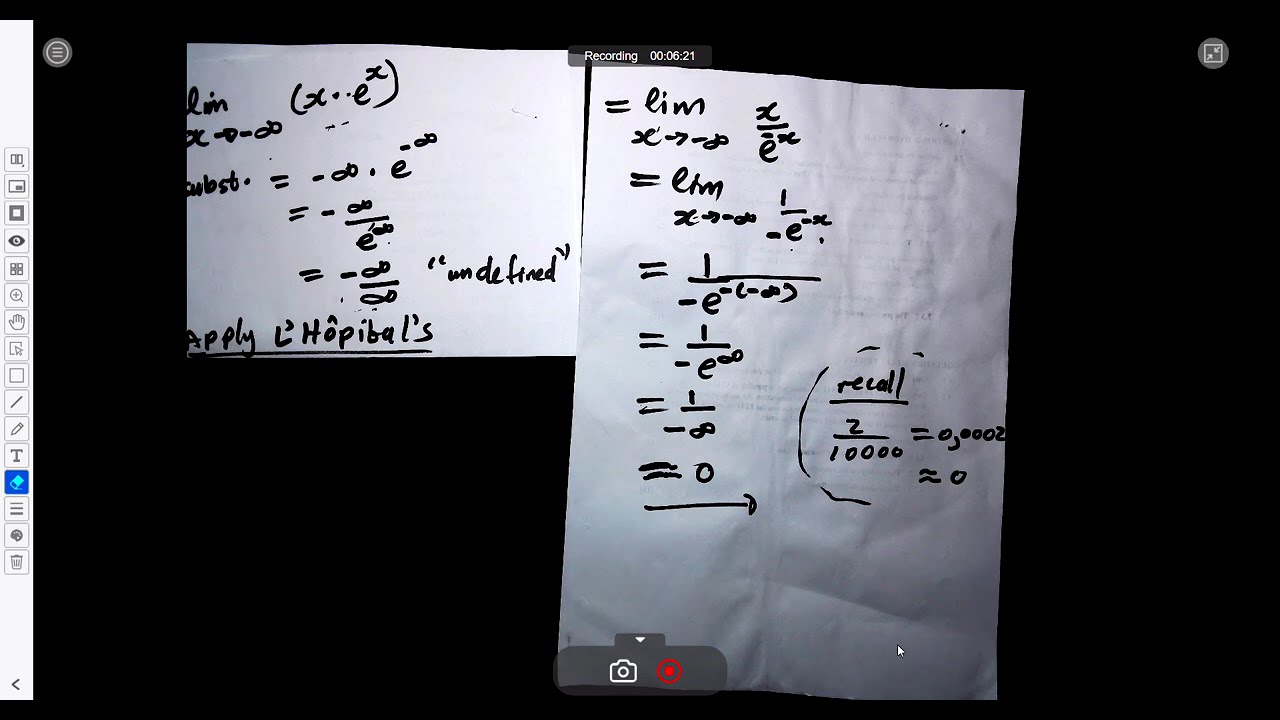 Lesson 1.2. Continuation: L’Hôpital’s Rule