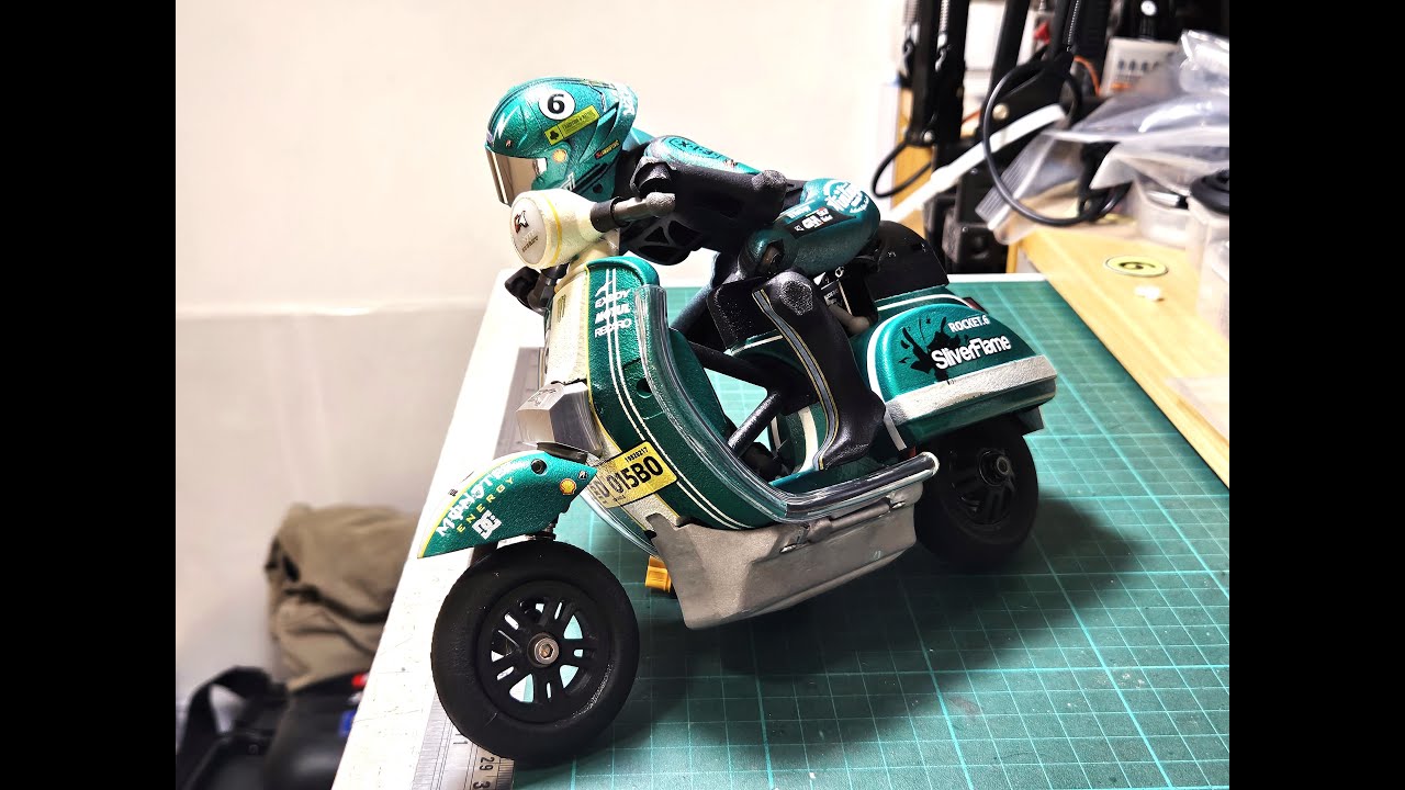 Passeri RC VPX, 1/8 scale RC Scooter, Stay Tuned 2024!