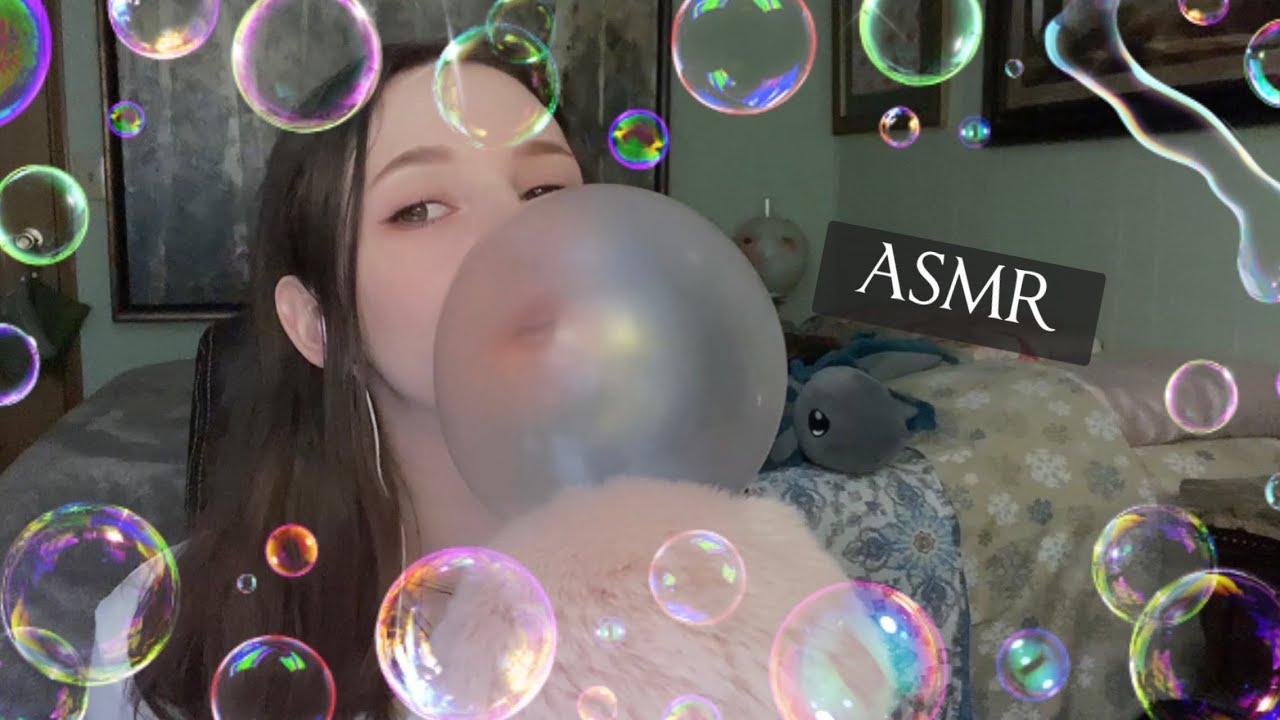 ASMR 🫧💥 Popping & Snapping Bubble Gum ┊No Talking, Mouth Sounds, Gum Chewing
