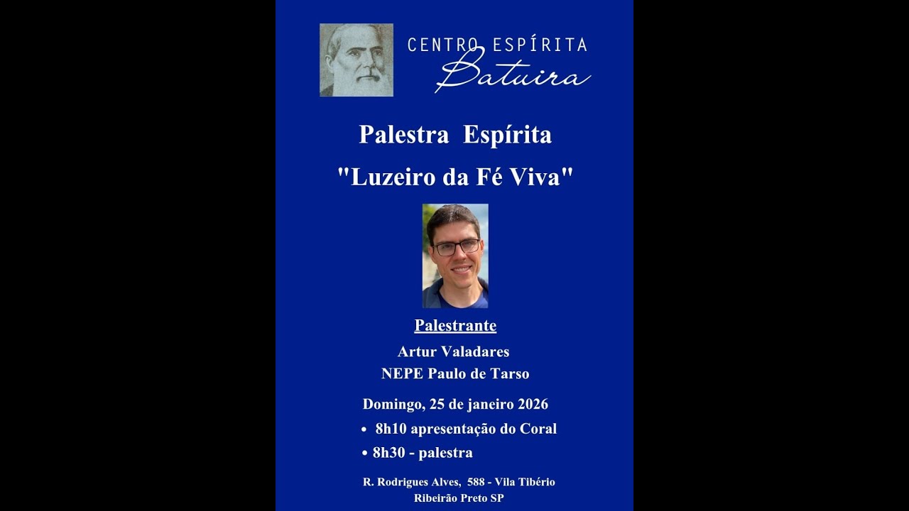 Luzeiro da Fé Viva - 25/01/2026