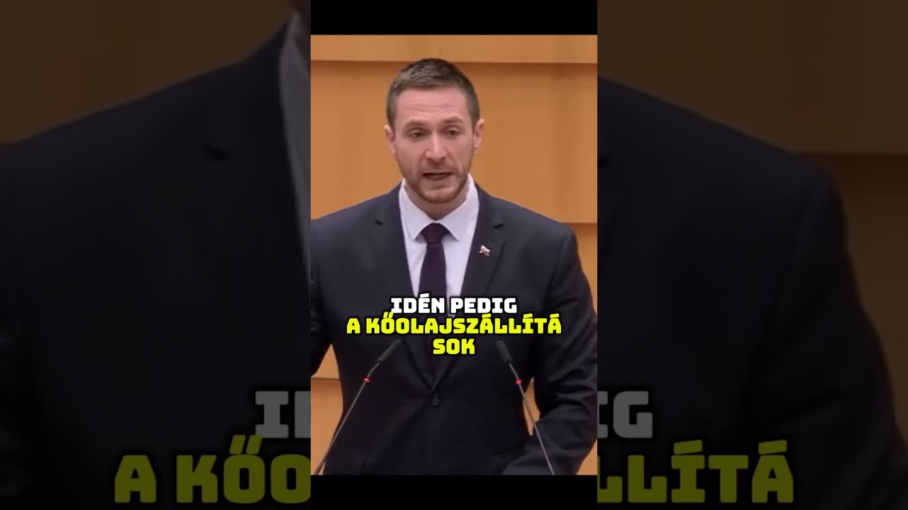 Milan Uhr&iacute;k szlov&aacute;k k&eacute;pviselő Ukrajn&aacute;t kritiz&aacute;lta az Eur&oacute;pai Parlamentben.