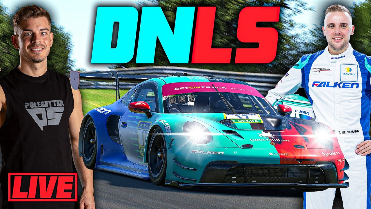 Wir fahren DNLS mit TIM HEINEMANN für FALKEN x NITRO  | 3H DNLS - Rennen 1 | Mabix LIVE