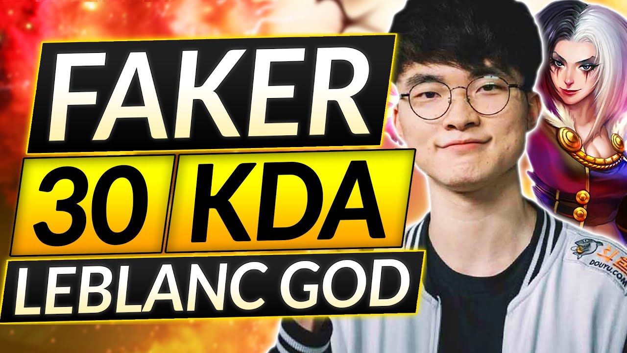 Советы FAKER 30 KDA — Его Леблан на ДРУГОМ УРОВНЕ — STOMP MID, как это — Руководство по LoL