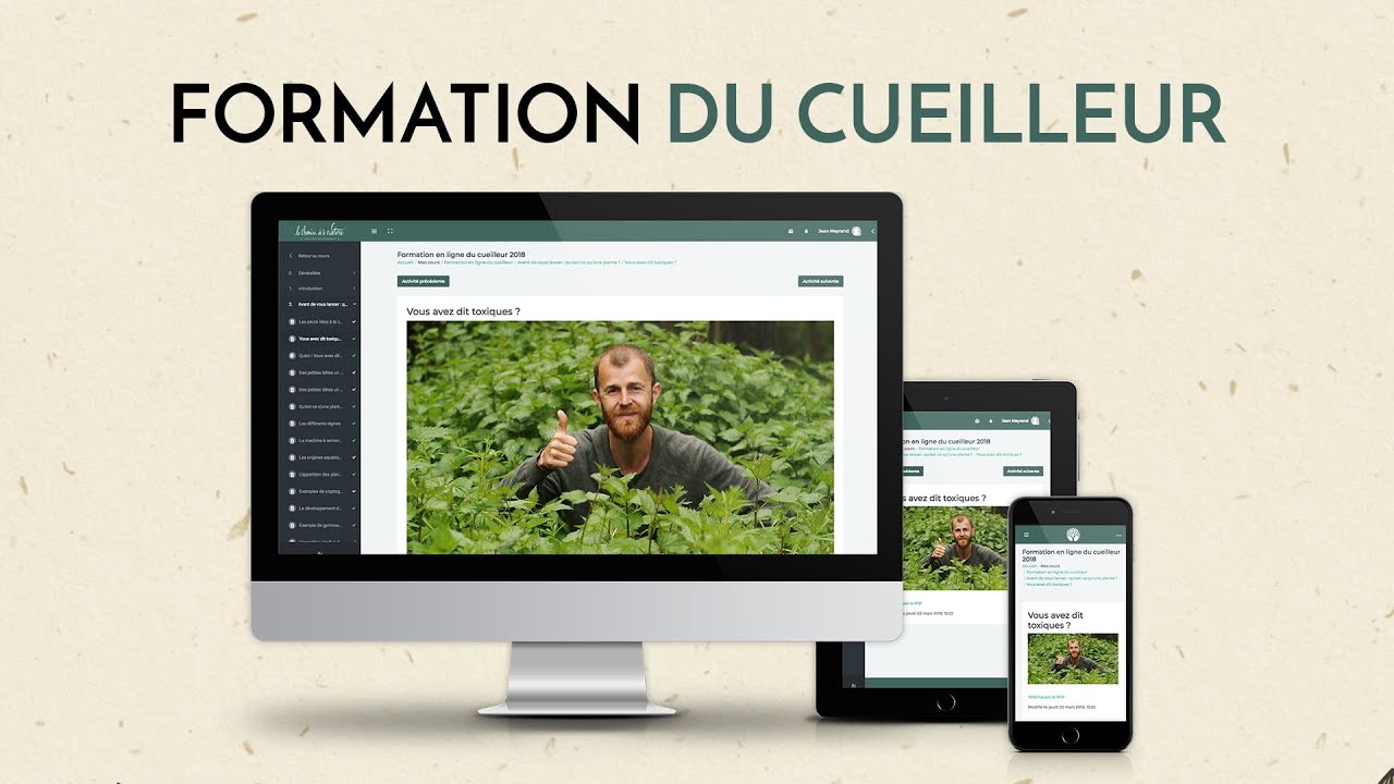 Formation en ligne du Cueilleur : cueillette, Cuisine, Herboristerie
