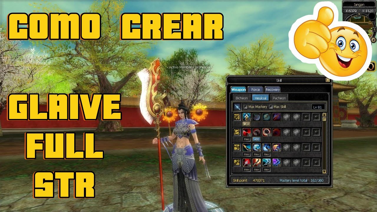 La MEJOR build STR Glavier para PvP | Silkroad Online 2025