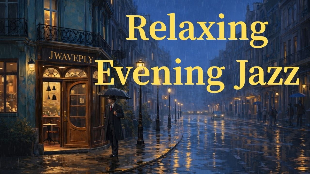 🎧Мягкий грув-джаз для дождливой ночи ☕ Джаз-плейлист для учебы и отдыха [playlist]