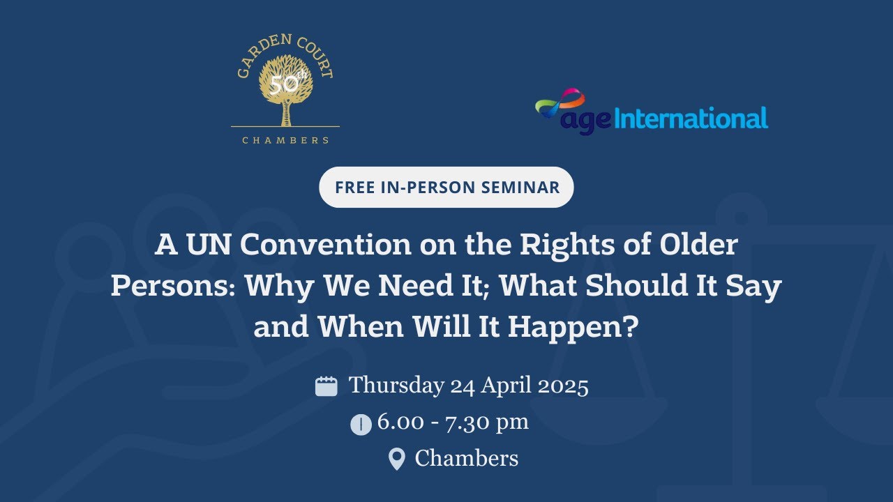 A UN Convention on the Rights of Older Persons - 24 April 2025 - BSL Version