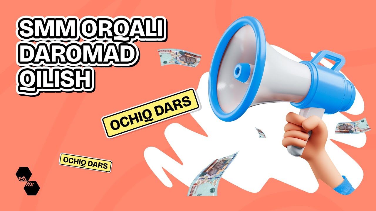 SMM orqali daromad qilish