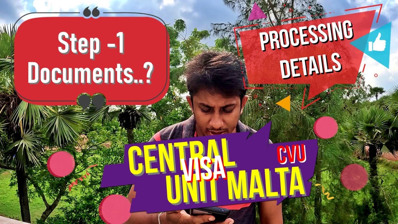 Central Visa Unit Malta (CVU) Documents Processing Step-1 | Satish Abroad Jobs & Vlogs