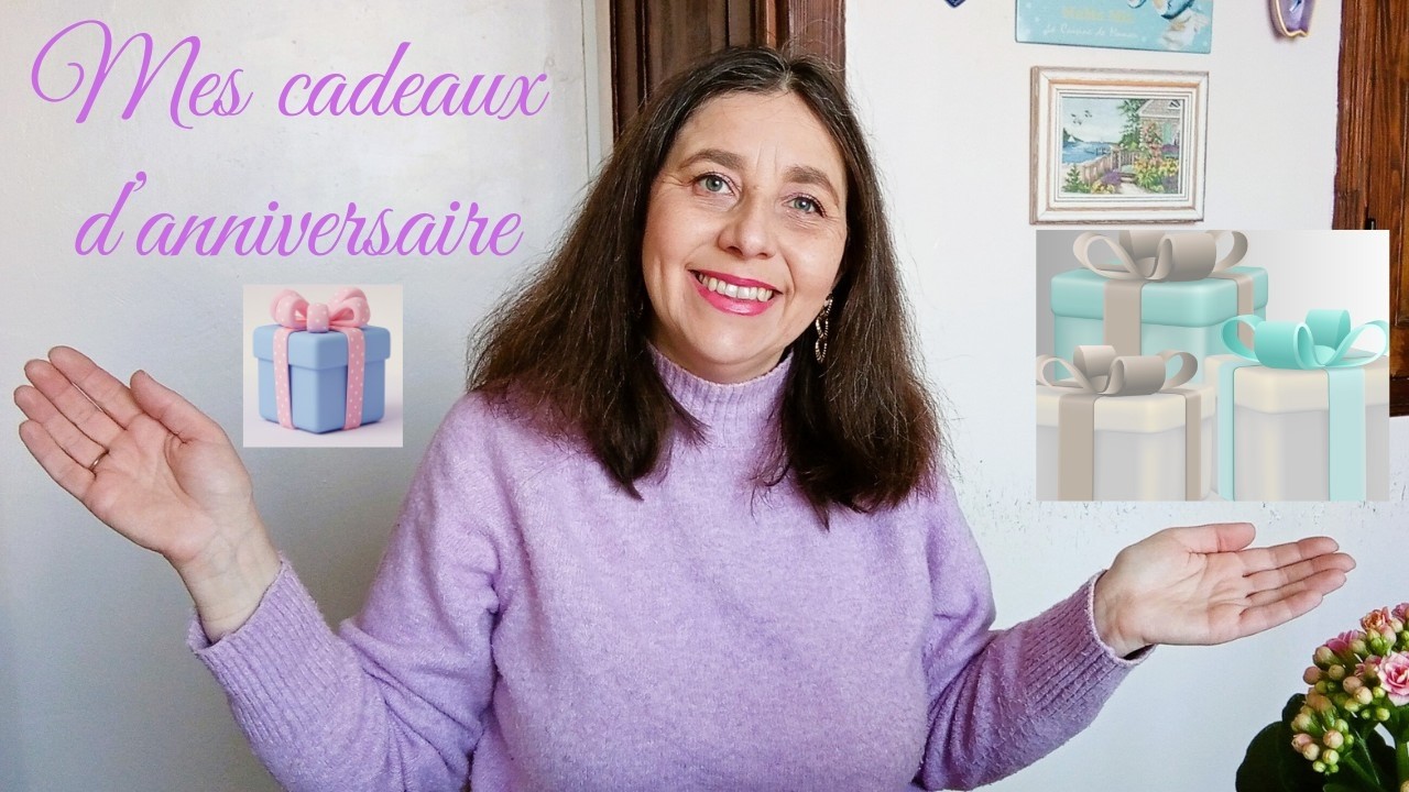 Mes cadeaux d'anniversaire: j'ai été très gâtée🎁🎉🎈