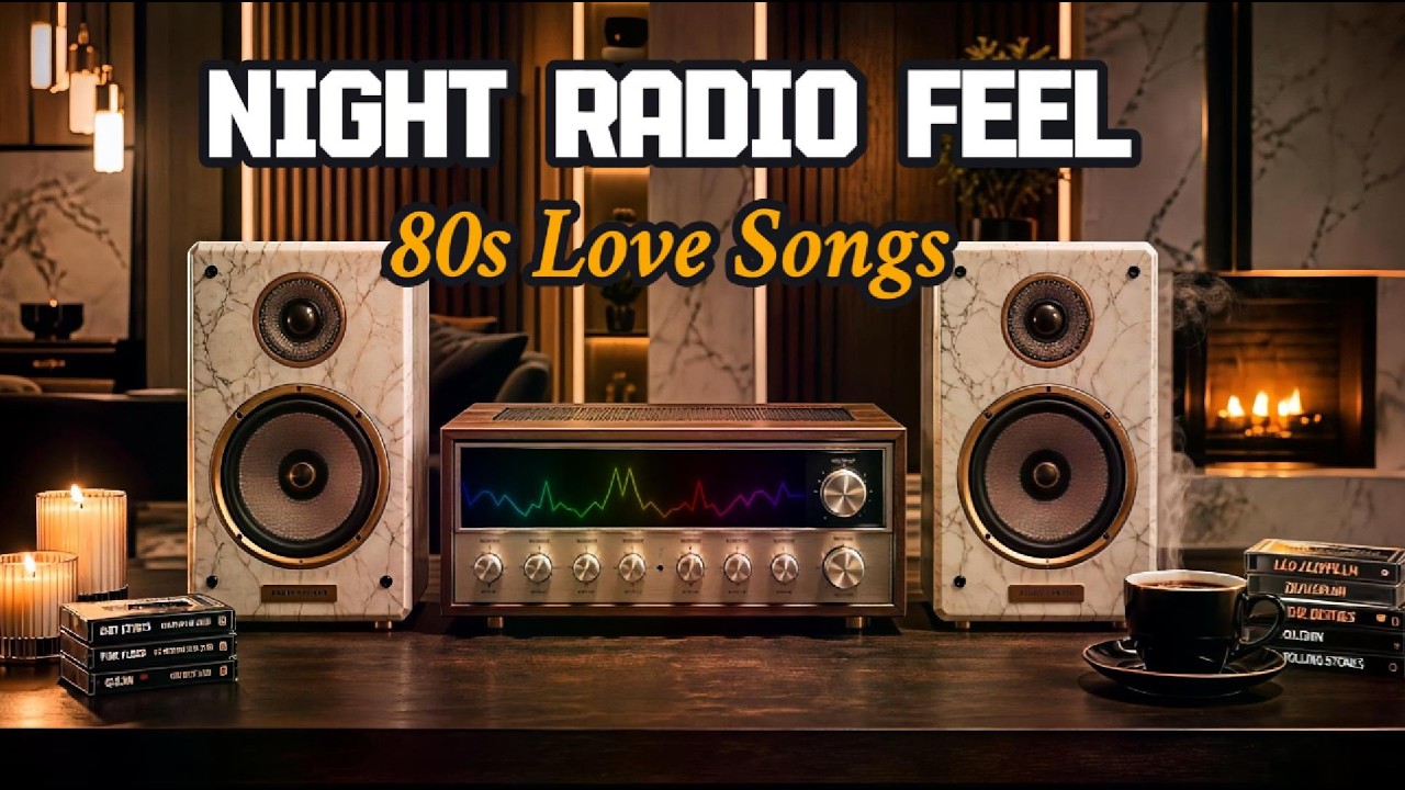 80s Nostalgic Love Songs &ndash; Night Radio Feel | Cozy & Emotional Mix