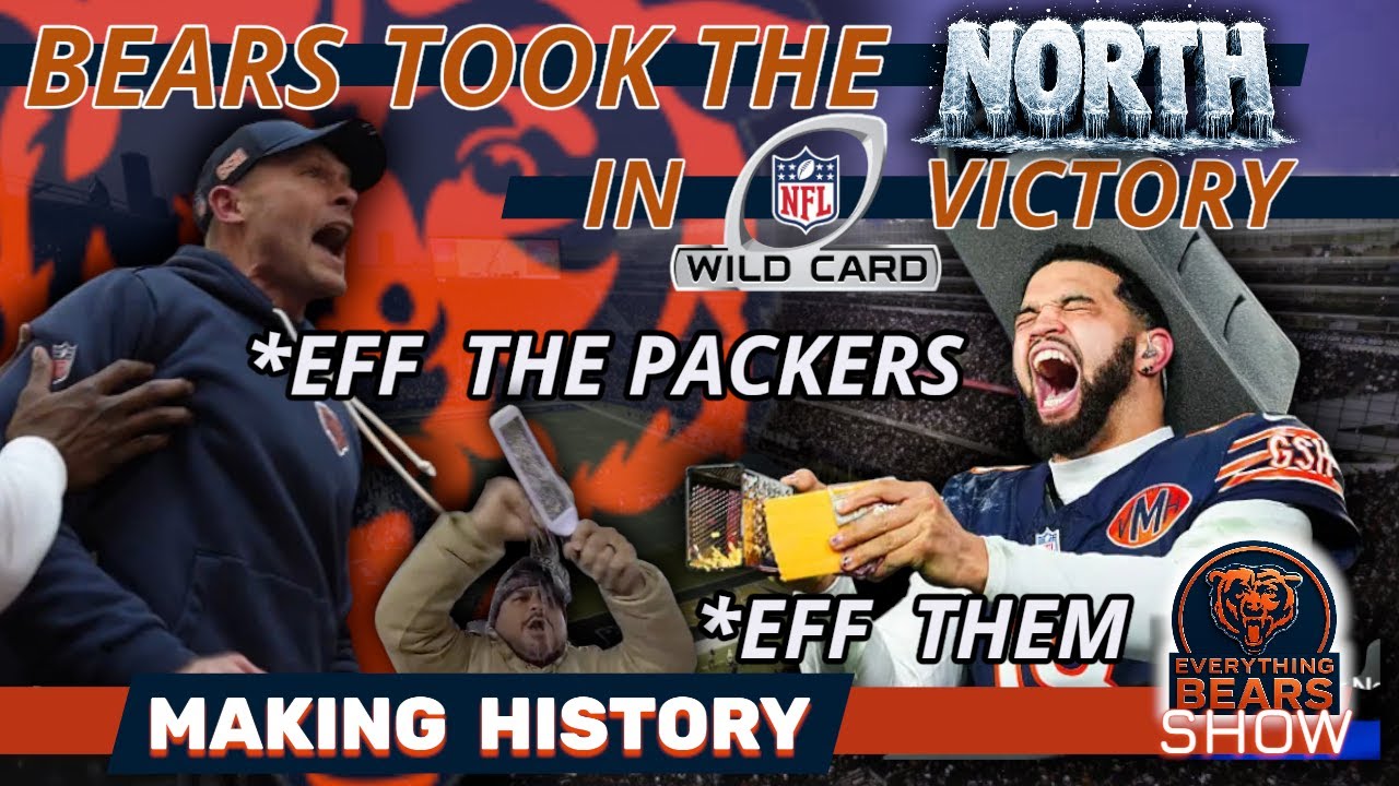 Bears vs Packers Wildcard Playoff Reaction | Bears Comeback Win #chicagobears #bears #nfl #gopackgo