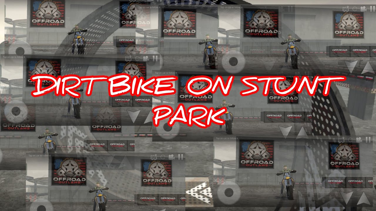 Dirt bike riding in stunt park - Android Gameplay 