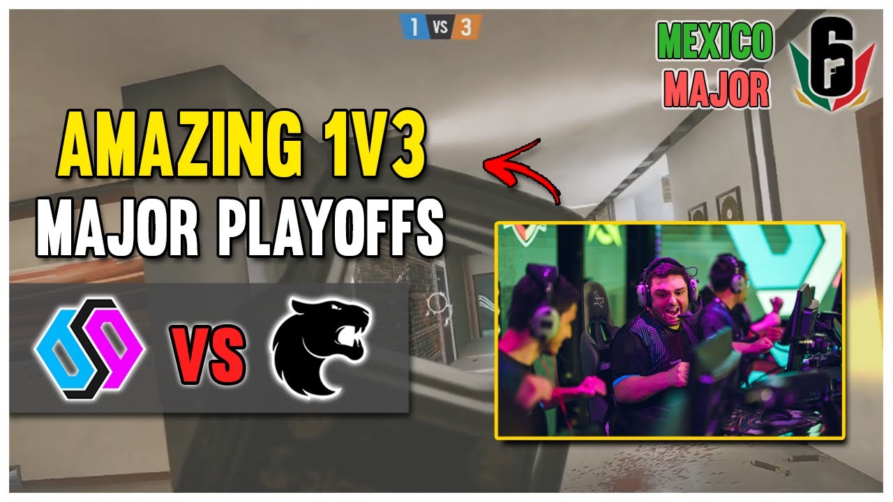 ELEMZJE WINNING AMAZING 1x3 CLUTCH IN THE PLAYOFFS - R6 MEXICO MAJOR HIGHLIGHTS | BEST OF SIEGE