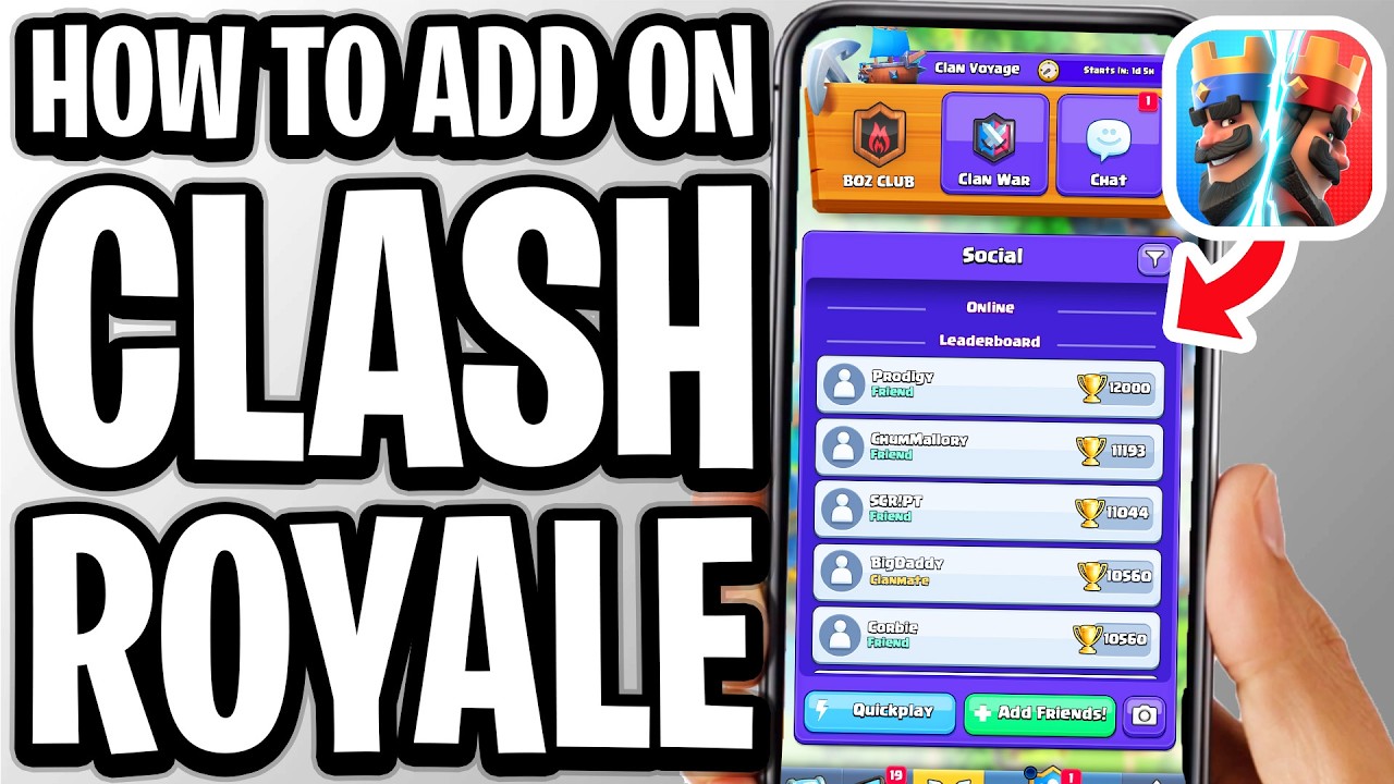 How To Add On Clash Royale - Full Guide