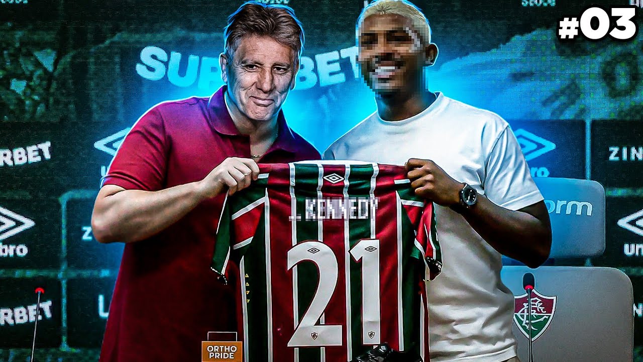 GRANDES REFORÇOS CHEGARAM NO FLUMINENSE! MASTER LIGA PES 2025! EP 03!