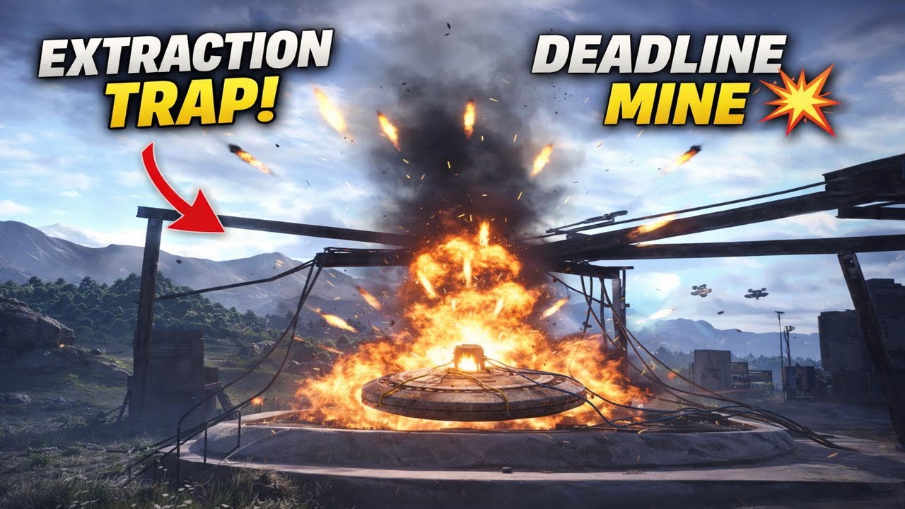 ARC Raiders: Extraction Prank with Deadline Mine  #arcraiders #arcraidersfunnymoments